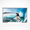 An all-weather outdoor TV with sunlight ready 4K ultra hd resolution.